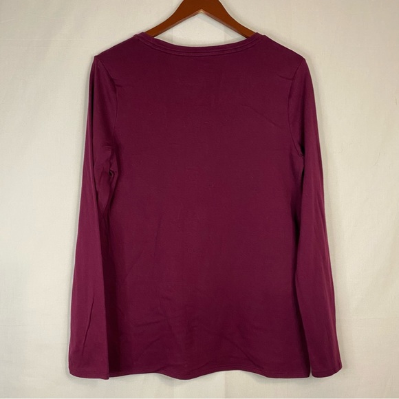 A NEW DAY Maroon Basic Long Sleeve Tee Shirt Undershirt Size XXL - Picture 5 of 9